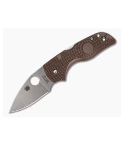 Spyderco Lil' Native Lightweight Brown 15V Sprint Run - SP-C230PBN15V 1