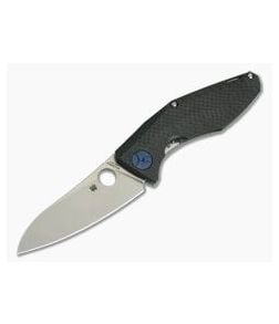 Spyderco Drunken Sinkevich Titanium Frame Lock Carbon Fiber S90V C235CFTIP - SP-C235CFTIP 1