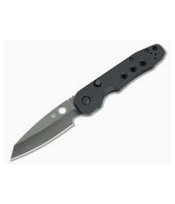 Spyderco Smock Black Aluminum Black CruWear - SP-C240BKALBKCWP 1