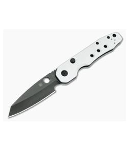 Spyderco Smock Smooth White G10 Black Rex 45 - SP-C240GWPBK 1
