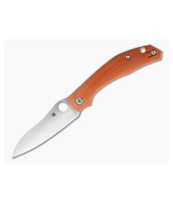 Spyderco Kapara REX 121 Burnt Orange G10 Sprint Run Compression Lock Knife (3.63" Blade) C241GPBOR - SP-C241GPBOR 1