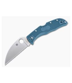 Spyderco Endela Wharncliffe Plain K390 Dark Cyan Blue FRN Folding Knife C243FPWK390 - SP-C243FPWK390 1
