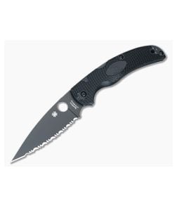 Spyderco Native Chief Lightweight Black Full Serrated C244SBBK - SP-C244SBBK 1