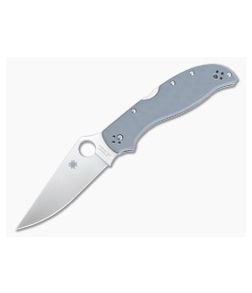 Spyderco Stretch 2 XL Plain Edge CruWear Grey G10 Folder C258GPGYCW - SP-C258GPGYCW 1
