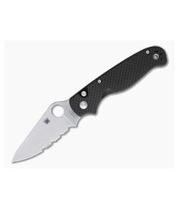 Spyderco ButtonUp Carbon Fiber Satin Serrated - SP-C275CFPS 1