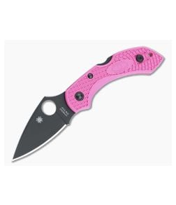 Spyderco Dragonfly 2 Pink FRN Black TiCN S30V Folder C28FPPNS30VBK2 - SP-C28FPPNS30VBK2 1
