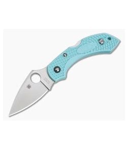 Spyderco Dragonfly 2 Teal Handle S30V Satin Blade C28FPTL2 - SP-C28FPTL2 1