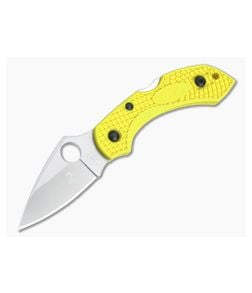 Spyderco Dragonfly 2 Salt Plain H2 Yellow FRN C28PYL2 - SP-C28PYL2 1