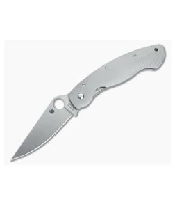 Spyderco Military Fluted Titanium Frame Lock Folder C36TIFP - SP-C36TIFP 1
