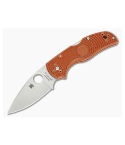 Spyderco Native 5 Lightweight Sprint Burnt Orange FRN CPM REX 45 C41PBORE5 - SP-C41PBORE5 1
