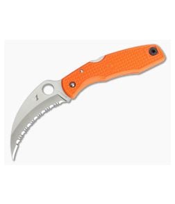 Spyderco Spyderhawk Salt Orange Sprint Run C77SOR - SP-C77SOR 1
