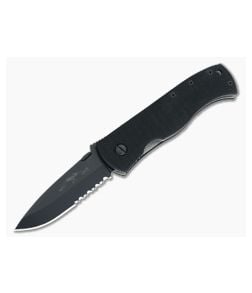 Emerson CQC-7A Prestige Spear Point Black Serrated Standoffs - EM-C7A-BTS-ST 1