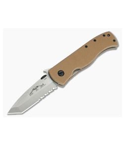 Emerson Tan CQC-7V Stonewashed Serrated Standoffs - EM-C7VW-SFS-ST 1