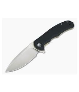 CIVIVI Praxis C803C Black G10 9Cr18MoV Stainless Steel Liner Lock Flipper - CV-C803C 1