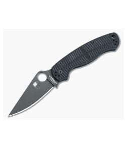 Spyderco Para Military 2 Salt Black MagnaCut Black G10 C81GMCBKP2 - SP-C81GMCBKP2 1