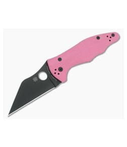Spyderco Yojimbo 2 Pink G10 Black DLC Sprint Run - SP-C85GPNBKP2 1