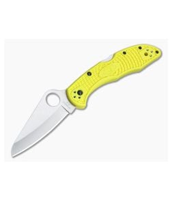 Spyderco Salt 2 Plain H2 Yellow FRN C88PYL2 - SP-C88PYL2 1