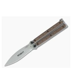 Bradley Cutlery Kimura Balisong Spear Point 154CM Coyote Brown G10 Butterfly Knife BCC902 - BC-C902 1