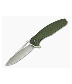 CIVIVI Wyvern C902A Green FRN Satin D2 Liner Lock Flipper - CV-C902A 1