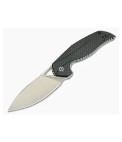 CIVIVI Anthropos Isham Black G10 & Carbon Fiber Satin D2 Liner Lock Flipper C903C - CV-C903C 1