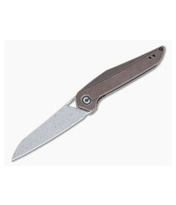 CIVIVI Mckenna Isham Copper Damascus Liner Lock Top Flipper C905DS-2 - CV-C905DS-2 1