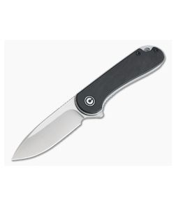 CIVIVI Elementum C907D Black Ebony Wood Satin D2 Liner Lock Flipper - CV-C907D 1