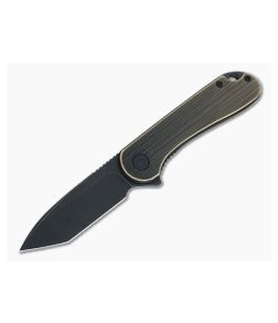 CIVIVI Elementum Tanto Black Brass Black Stonewashed D2 Liner Lock Flipper C907T-A - CV-C907T-A 1