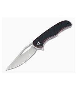 CIVIVI Shredder C912B Red & Black Coarse Layered G10 Satin D2 Liner Lock Flipper - CV-C912B 1