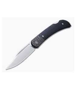 CIVIVI Rustic Gent C914A Black G10 D2 Back Lock Folder - CV-C914A 1