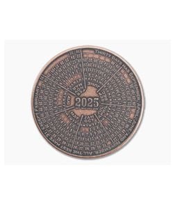 Shire Post Mint '25-'26 Calendar Coin Copper - SPM-CAL-25-26-CO 1
