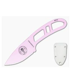 ESEE Candiru Pink with Molded White Sheath - ESEE-CAN-PINK 1