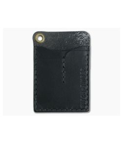 Hitch & Timber Card Caddy Black Leather EDC Slip Pouch Wallet & Pen Holder - HT-CARDCADDY-BK 1