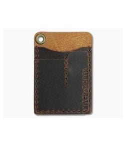 Hitch & Timber Card Caddy Brown Nut Leather EDC Slip Pouch Wallet & Pen Holder - HT-CARDCADDY-BN 1