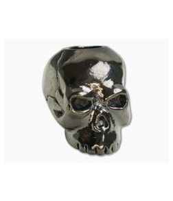 Schmuckatelli Classic Skull Bead Hematite Plated Pewter - ST-CH 1