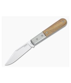 LionSteel Shuffler Barlow Santos Wood Slip Joint M390 Clip Point CK0112-ST - LS-CK0112-ST 1