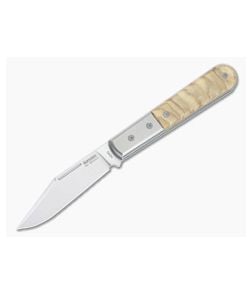 LionSteel Shuffler Barlow Olive Wood Slip Joint M390 Clip Point CK0112-UL - LS-CK0112-UL 1