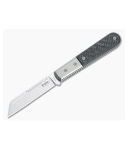 LionSteel DOM Barlow Carbon Fiber Slip Joint M390 Sheepsfoot CK0115-CF - LS-CK0115-CF 1