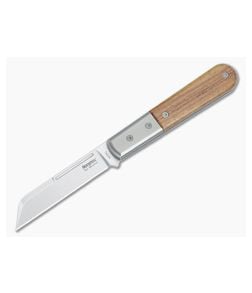 LionSteel DOM Barlow Santos Wood Slip Joint M390 Sheepsfoot CK0115-ST - LS-CK0115-ST 1