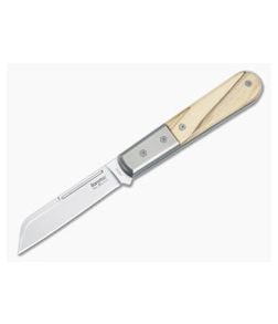LionSteel DOM Barlow Olive Wood Slip Joint M390 Sheepsfoot CK0115-UL - LS-CK0115-UL 1