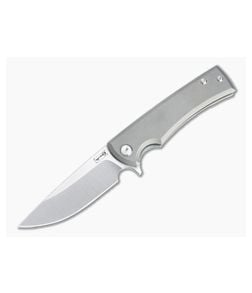 Chaves Ultramar Liberation Street Flipper Drop Point M390 Full Titanium Folding Knife - CKT-006 1