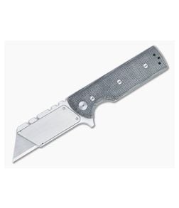 Chaves Ultramar C.H.U.B. Flipper Black Micarta Titanium Folding Utility Knife - CKT-003 1