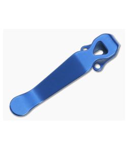 Lynch Northwest Benchmade Standard Blue Titanium Deep Carry Pocket Clip CL-BM-STD-ANO-BLU - LNW-CL-BM-STD-ANO-BLU 1