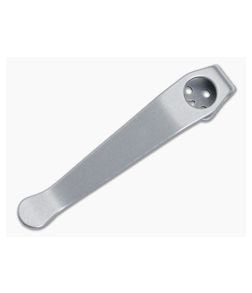 Lynch Northwest Spyderco Long Stonewashed Titanium Deep Carry Pocket Clip CL-SPY-LNG-STO - LNW-CL-SPY-LNG-STO 1