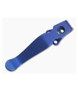 Lynch Northwest Spyderco Shaman Blue Titanium Deep Carry Pocket Clip CL-SPY-SHM-ANO-BLU - LNW-CL-SPY-SHM-ANO-BLU 1