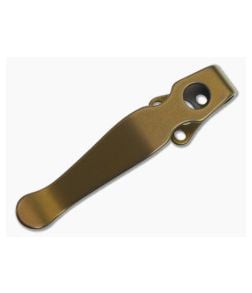 Lynch Northwest Spyderco Shaman Bronze Titanium Deep Carry Pocket Clip CL-SPY-SHM-ANO-BRZ - LNW-CL-SPY-SHM-ANO-BRZ 1