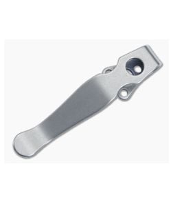 Lynch Northwest Spyderco Shaman Stonewashed Titanium Deep Carry Pocket Clip CL-SPY-SHM-STO - LNW-CL-SPY-SHM-STO 1