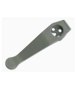 Lynch Northwest Spyderco Standard Sandwashed Titanium Deep Carry Pocket Clip CL-SPY-STD-SND - LNW-CL-SPY-STD-SND 1