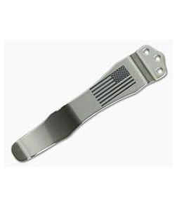 Emerson Knives American Flag Stainless Pocket Clip - EM-CLIP-002 1