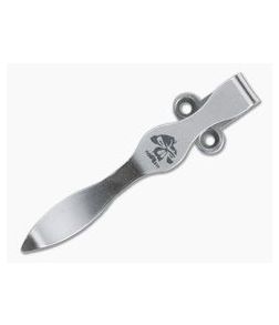 Emerson Knives Skull Logo Stonewashed Deep Carry Pocket Clip - EM-CLIP-013 1
