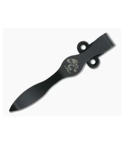 Emerson Knives Skull Logo Black Deep Carry Pocket Clip - EM-CLIP-015 1